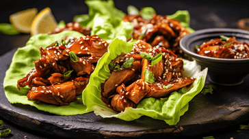 Teriyaki Chicken Lettuce Wraps